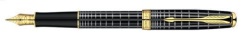 Parker Sonnet 2010 Dark Grey Lacquer GT Fountain Pen - Penna Stilografica